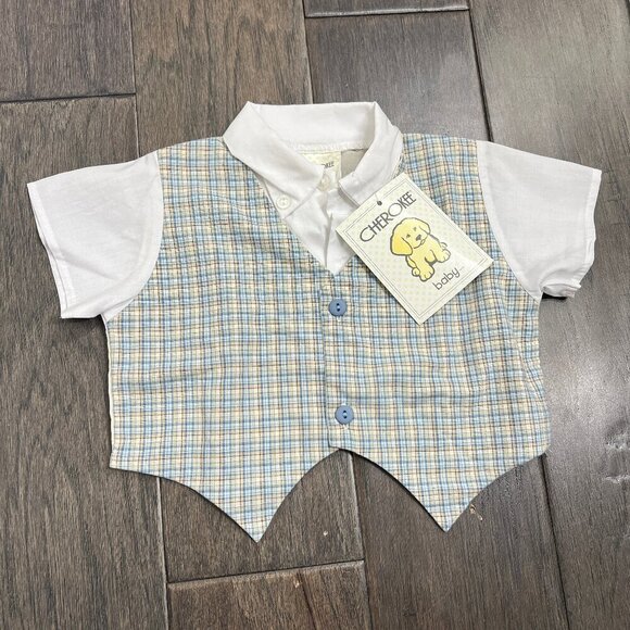 Cherokee Other - Cherokee Vintage Vest & Shirt Set NWT